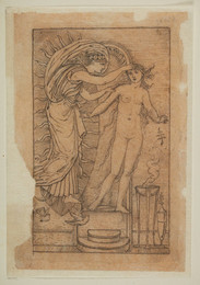 1927P620 Pygmalion and the Image - Study for Venus bringing the Image to Life