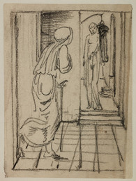 1927P624 Pygmalion and the Image - Sketch for Pygmalion seeing the Image come to Life