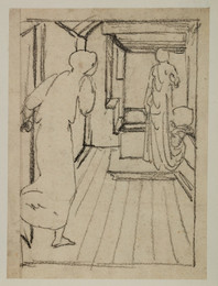 1927P626 Pygmalion and the Image - Sketch for Pygmalion seeing the Image come to Life