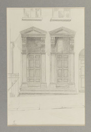 1958V388 Doorway of 15 & 9, Newhall St, Birmingham
