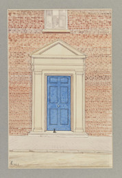 1958V400 Doorway of 45, Whittall St, Birmingham