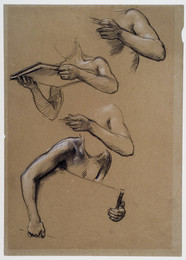 1924P70 Four Figure Studies on One Sheet