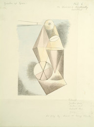 1952P20.12.2 Design for the Garden of Cyrus - the Quincunx Mystically Considered