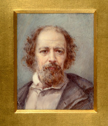 1948P8 Miniature portrait of Alfred, Lord Tennyson