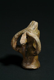 2000A2.14 Terracotta Zoomorphic Roof Finial