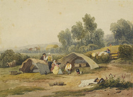 1931P35 A Gipsy Encampment (unmounted)