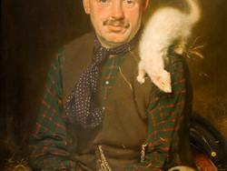 1934P678 Portrait of Official Rat Catcher to the City of Birmingham