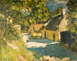 1945P25 Cottages at Aldbourne
