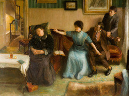 1949P24 Portrait of the Artist's Family, a Playful Scene