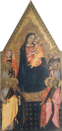 1958P30 Madonna And Child Enthroned With Saints