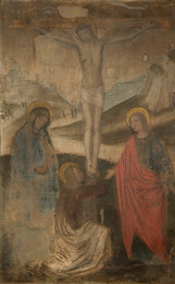 1960P57 The Crucifixion with Virgin, St John and Magdalen