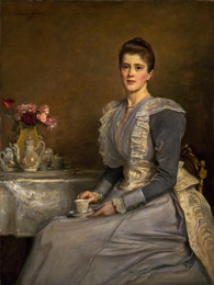 1989P60 Portrait of Mary Endicott (d.1957), Mrs Joseph Chamberlain