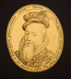 1885C1532 16th Century engraved medal, Earl Robert Dudley