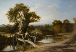 1887P960 Worcestershire Scenery In Autumn