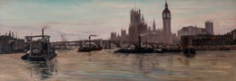 1905P222 The Thames at Westminster