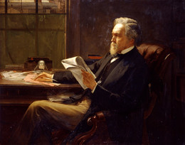 1906P32 Portrait of George Jacob Holyoake (1817-1906)
