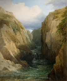 1918P48 Gorge And River In Ireland