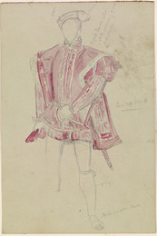 1985P71 The King of Hearts - Copy of a Portrait of Edward VI, costume study
