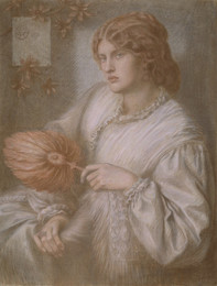 1904P414 Portrait of Woman with a Fan