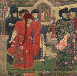 1913P7 Choosing The Red and White Roses in the Temple Garden