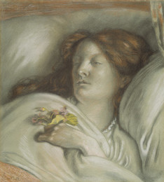 1906P793 Convalescent - Portrait of Emma Madox Brown