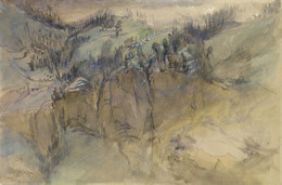 1916P13 Alpine Scene