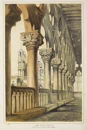 1920P673 The Ducal Palace, Renaissance Capitals of the Loggia