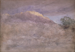 1925P329 An Impression, Study of a Mountain Crest