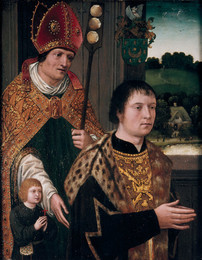 1933P26 Portrait of Nicholas Gaze and His Son and St Nicholas
