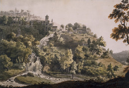 1925P132 Tivoli - A View of Maecenas's Villa