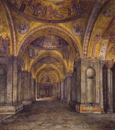 1908P29 Venice - North Atrium Of St Mark's