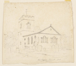 1926P634 St Peter's Church, Harborne