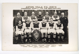 1995V632.863 Postcard - Aston Villa FC 1937-8