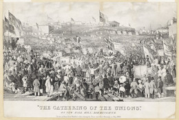 2005.1425 Print - The Gathering of the Unions, Birmingham