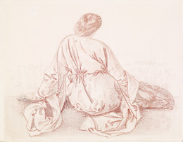 1904P193 Green Summer - Study of Back of Seated Girl