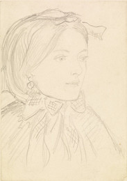 1904P266 Female - Head and Shoulders of a Woman in a Bonnet