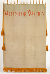 1988F1690 Suffragette Banner - Birmingham: Justice & Liberty
