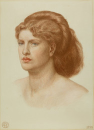 1904P483 Portrait of Fanny Cornforth, Head and Shoulders