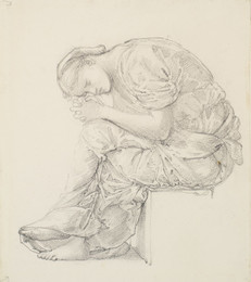1904P204 The Lament -  Study for the Figure on the Right