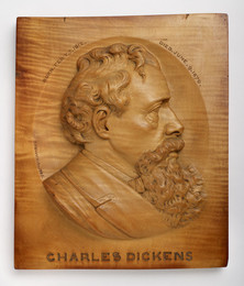 1965T4579 Plaque of Charles Dickens