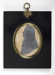 1968P41  Silhouette portrait of Mr James Bisset