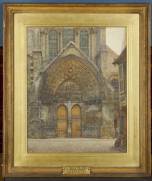 1894P3 West Porch Of The Church Of St Etienne,Beauvais