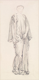 1904P74 St George Series - Study of Female Attendant for 'The Princess led to the Dragon'