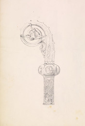 1952P6.11 Study of an ornamented crozier