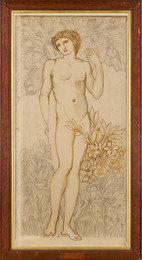 1927P411.10 The Angels of the Hierarchy - Male Nude - Imago Dei (In the Image of God - Adam)