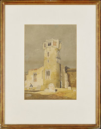 1953P121 Remains Of A Norfolk Church Lantern Tower