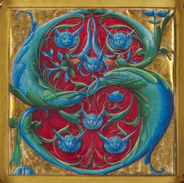1962P63 Decorated initial letter 'S'