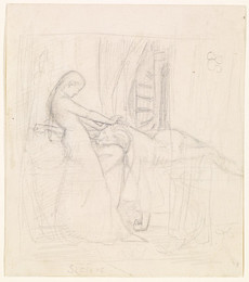 1906P592 Tennyson's The Sisters - Figure Sketch
