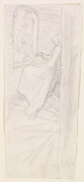 1906P595 Tennyson's 'St Agnes Eve' - Compositional Sketch