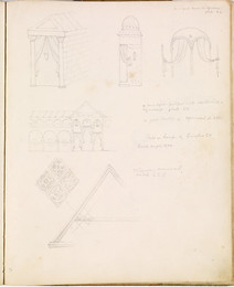 1952P6.31 Sketch of architectural and frieze/pattern decoration